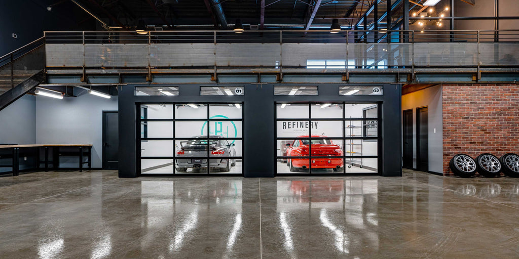 Clopay Avante Glass Garage Doors w/ Powder Coated Tracks (10' wide, 7' tall)