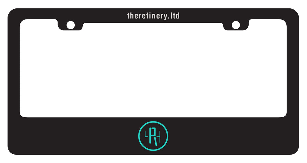 THE REFINERY License Plate Frame